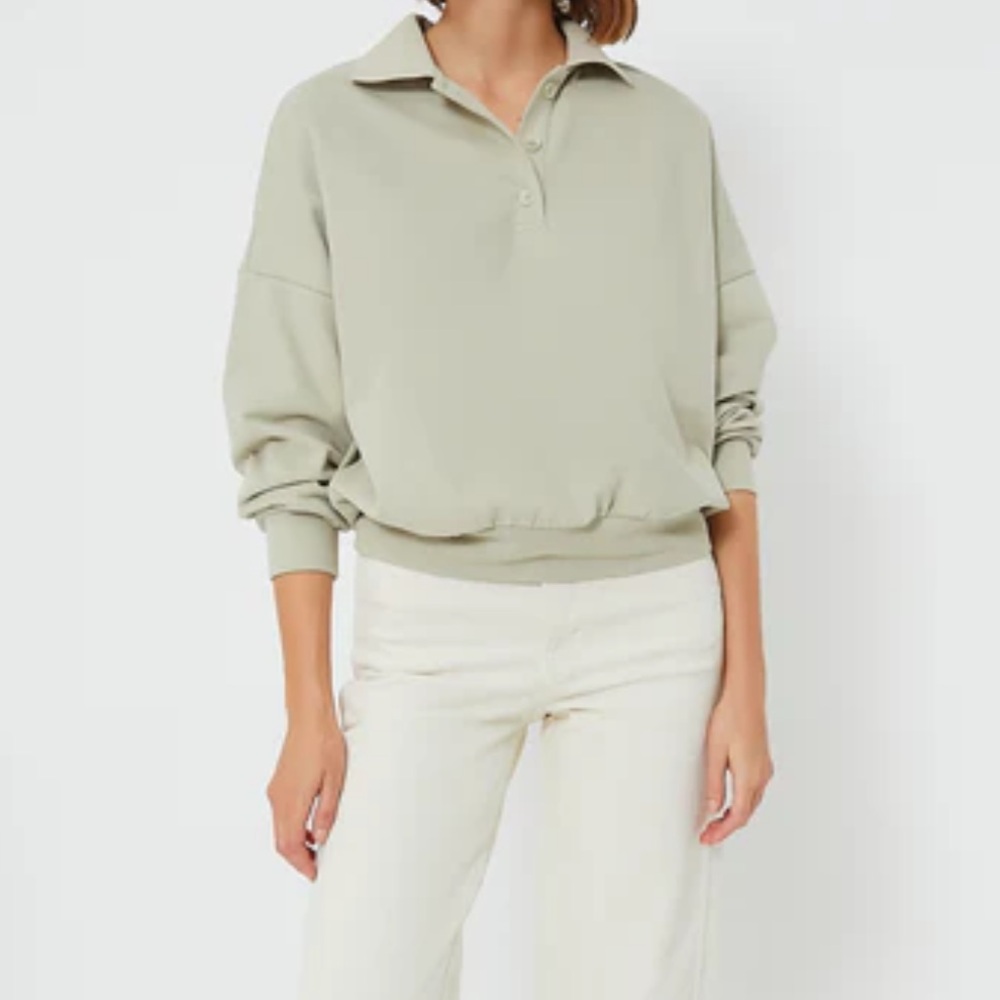 Pomander Place Sage Bode Polo Sweatshirt